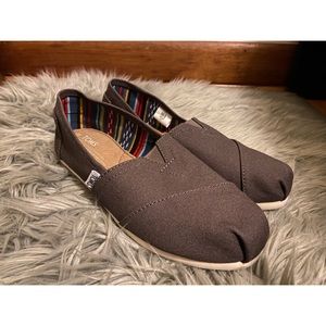 Toms Ash Grey Alpargata Shoes